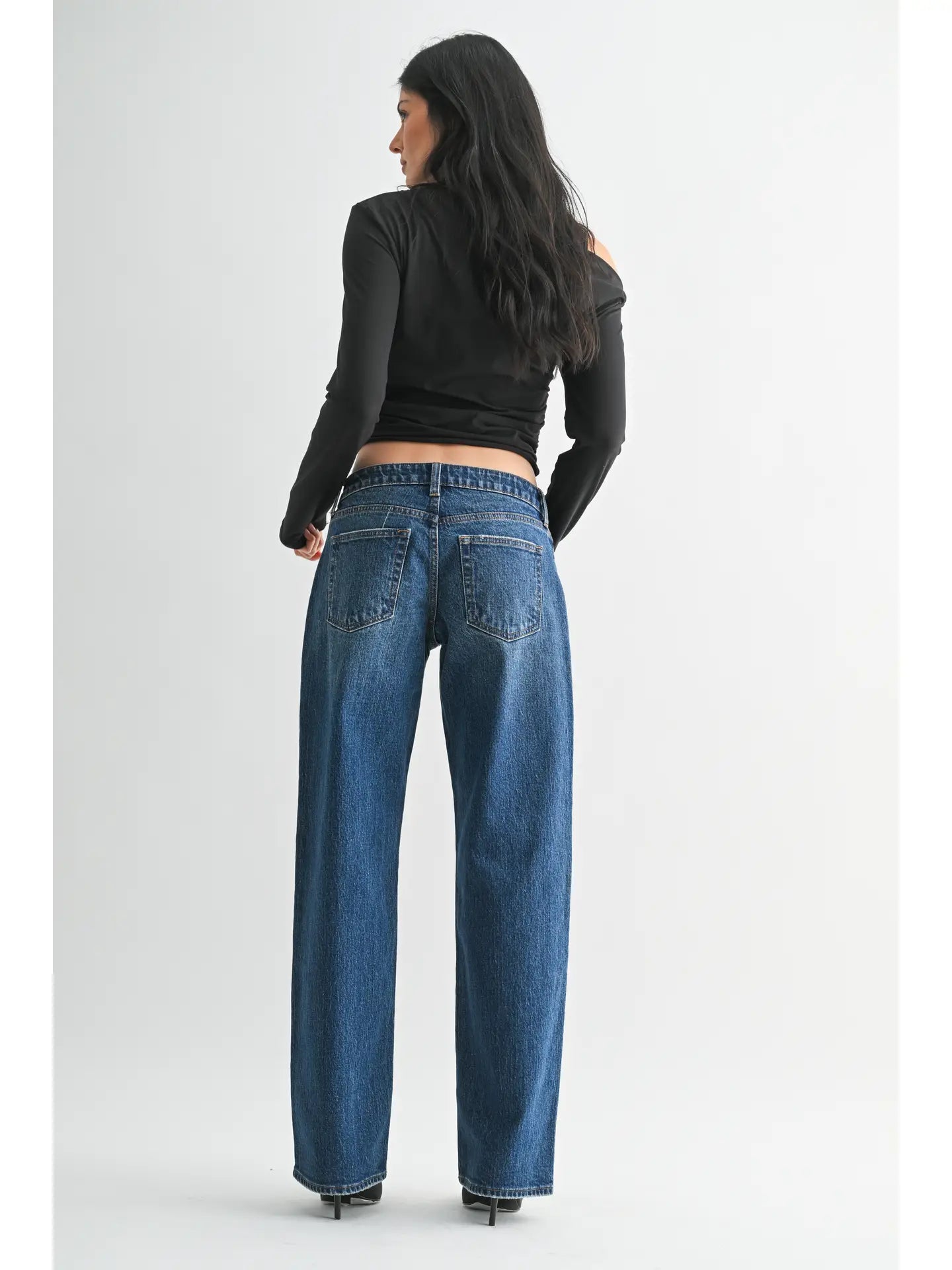 monica studded denim