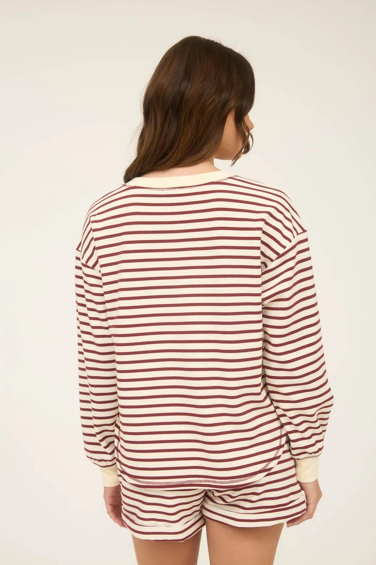 grayson stripe snap henley
