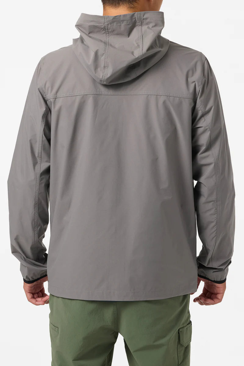 trvlr stretch windbreaker gray