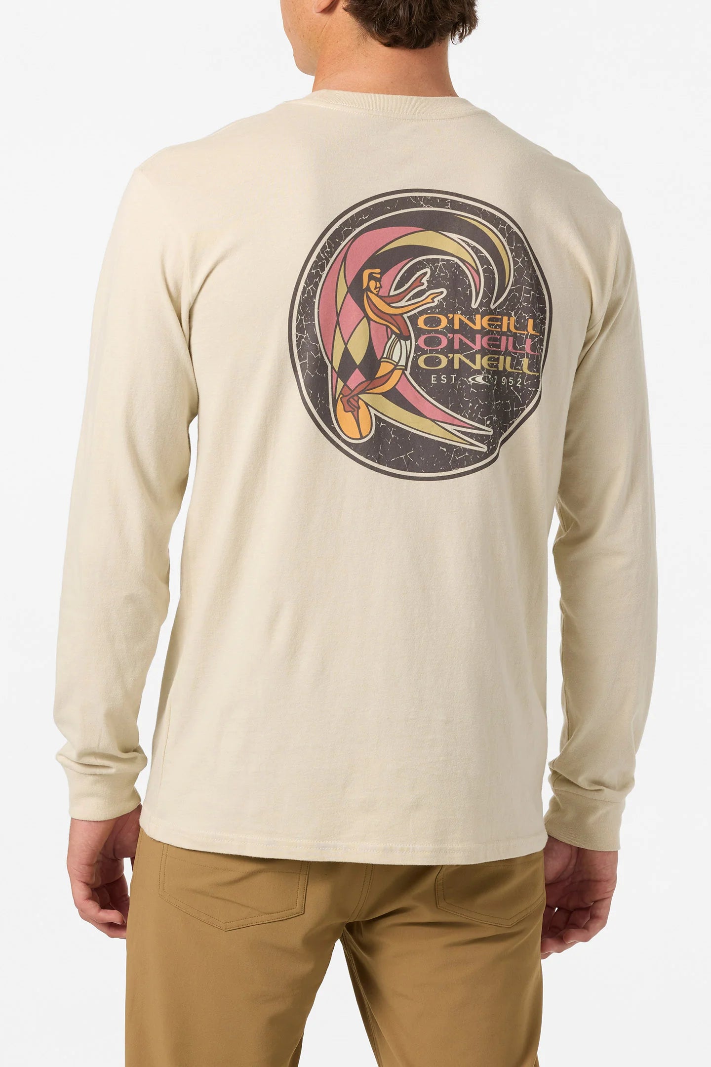 circle surfer long lseeve khaki