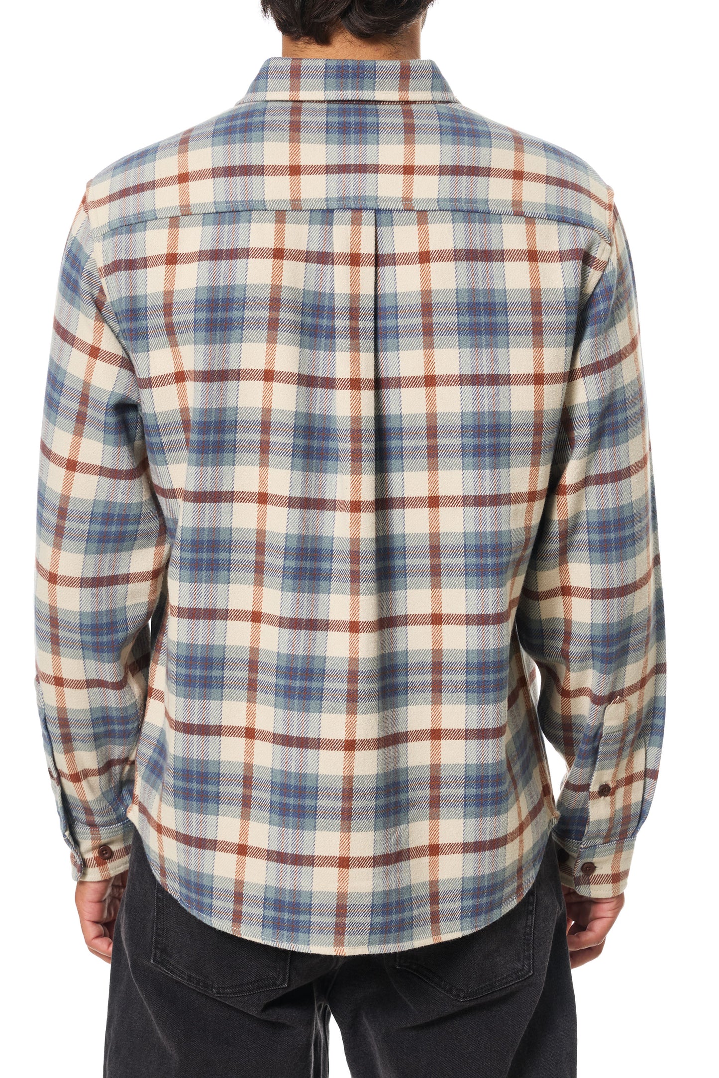katin seirra flannel dusty blue