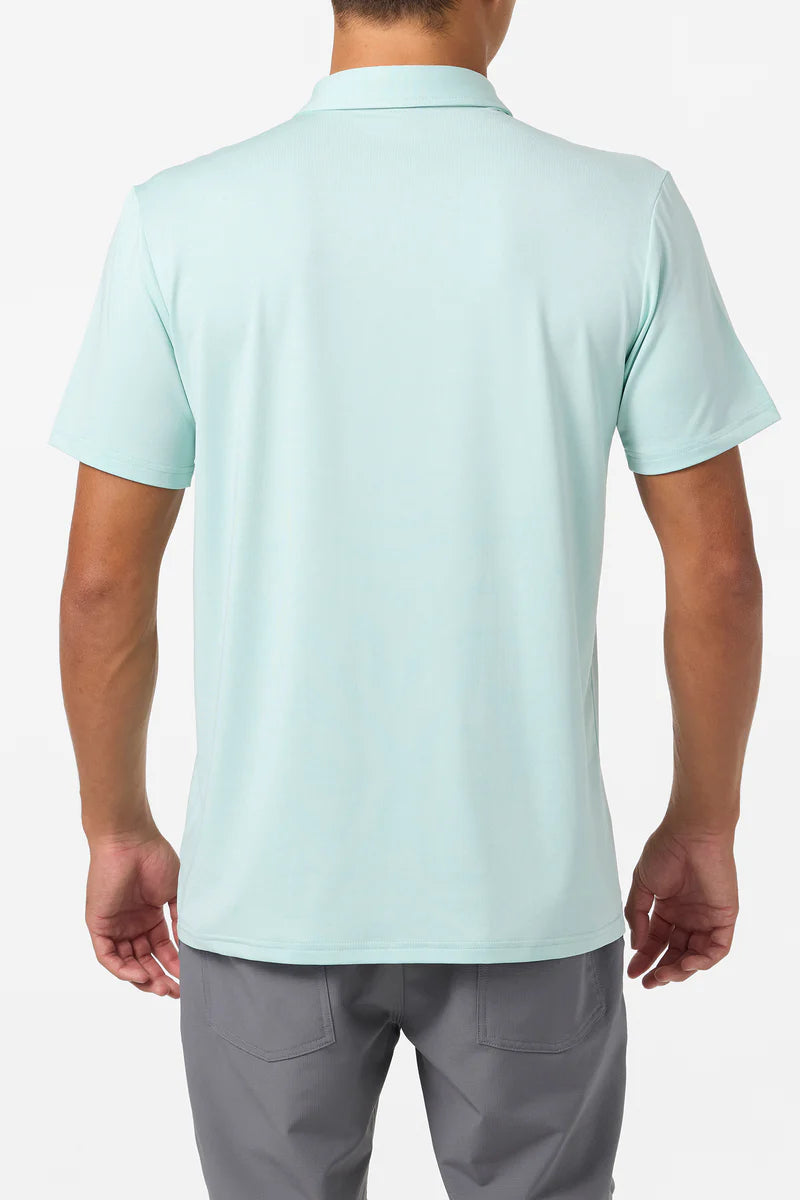 oneill trvlr upf polo turquoise