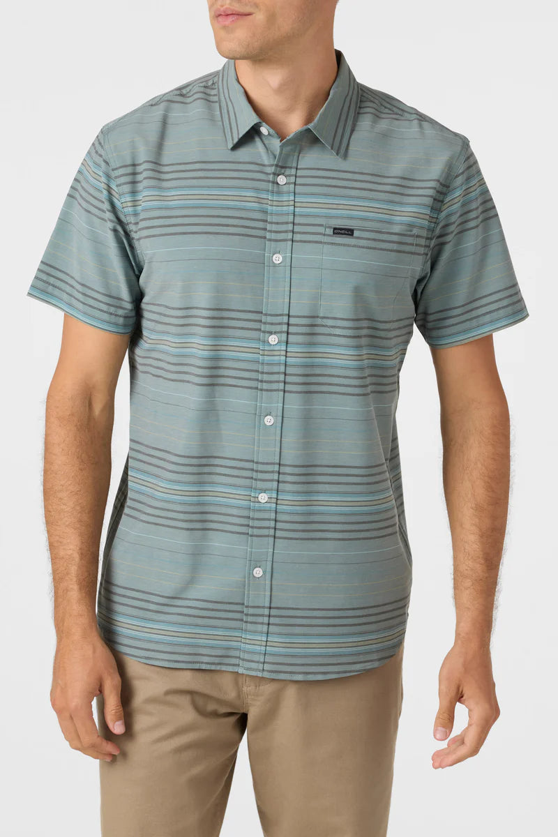 ONEILL trvlr upf traverse stripe grn
