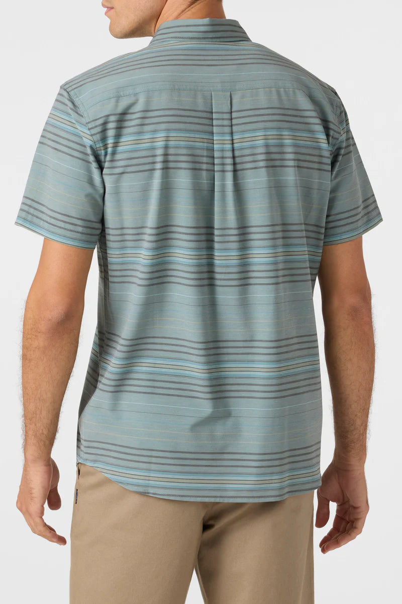 ONEILL trvlr upf traverse stripe grn