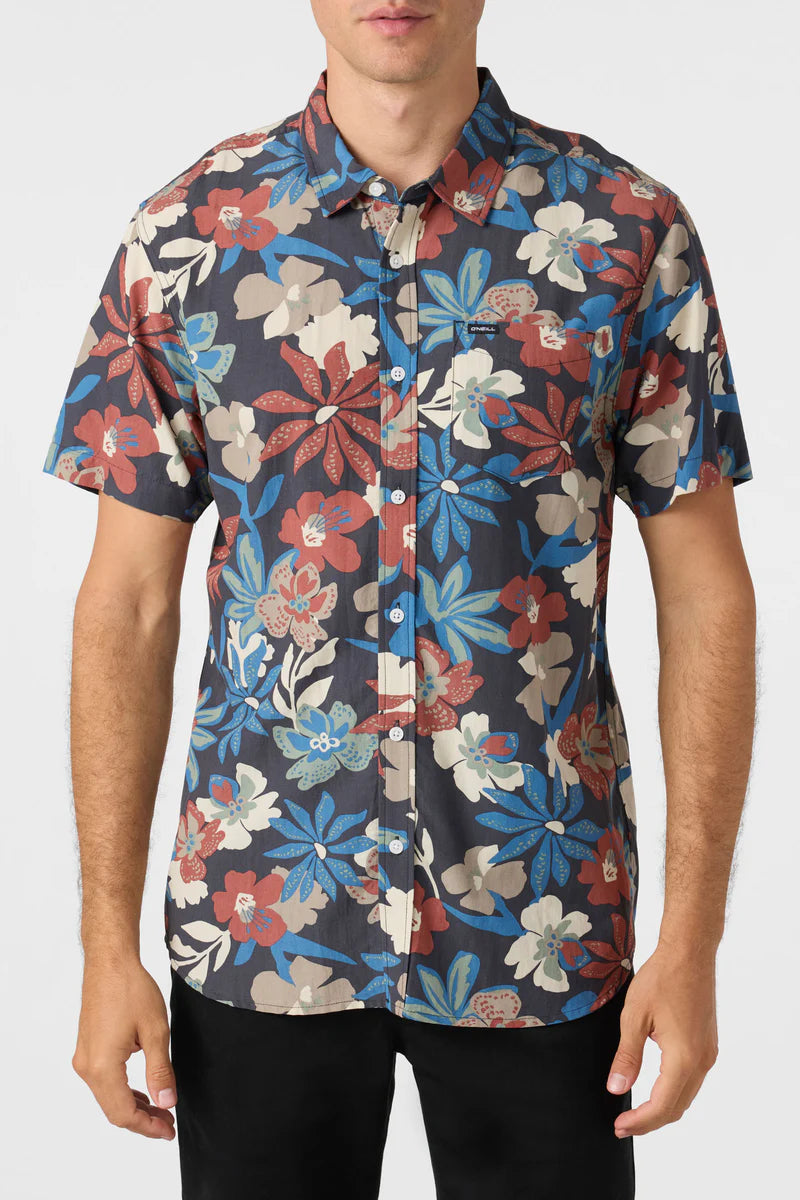 oneill blue/graphite floral oasis eco