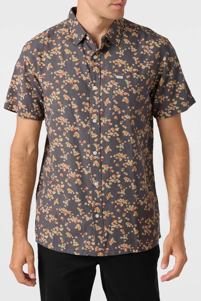 oneill graphite floral og eco print