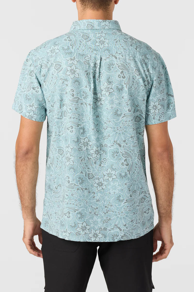og eco print buttondown stormy seas