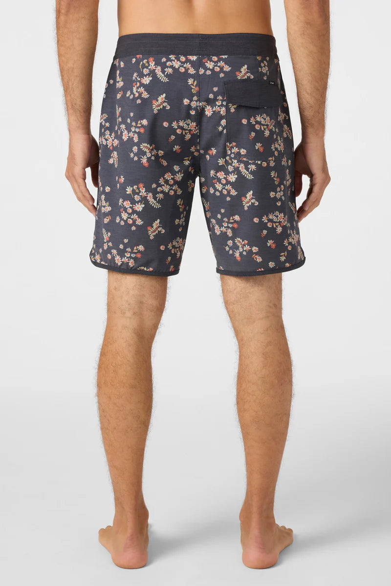 oneill og floral print scallop graphite