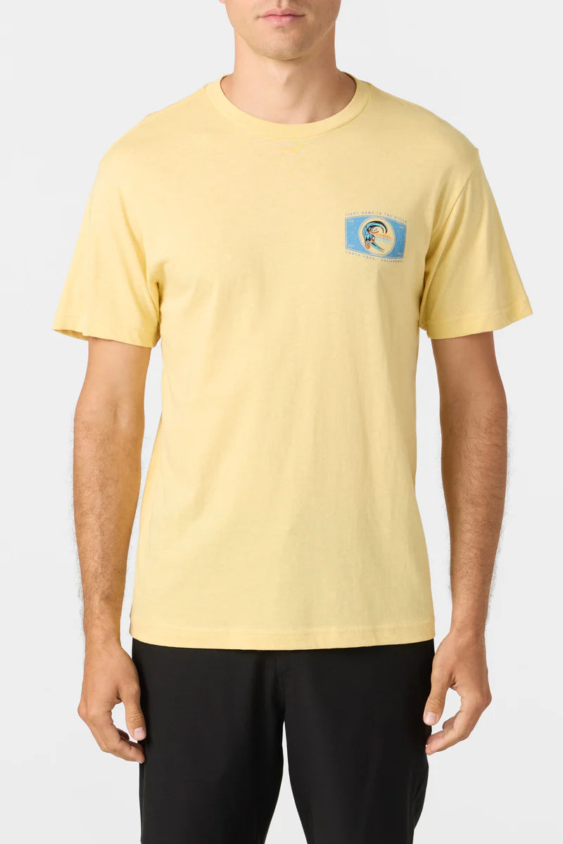 oneill forver tee yellow