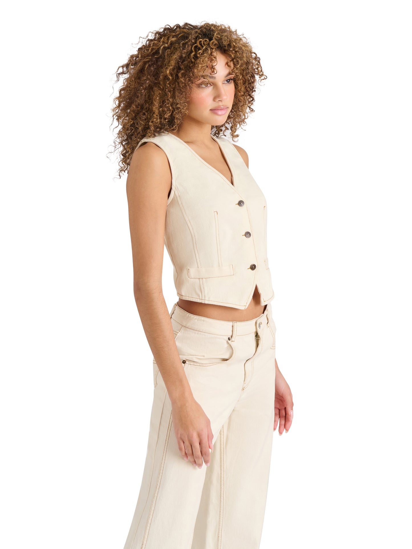 mickey oatmeal vest