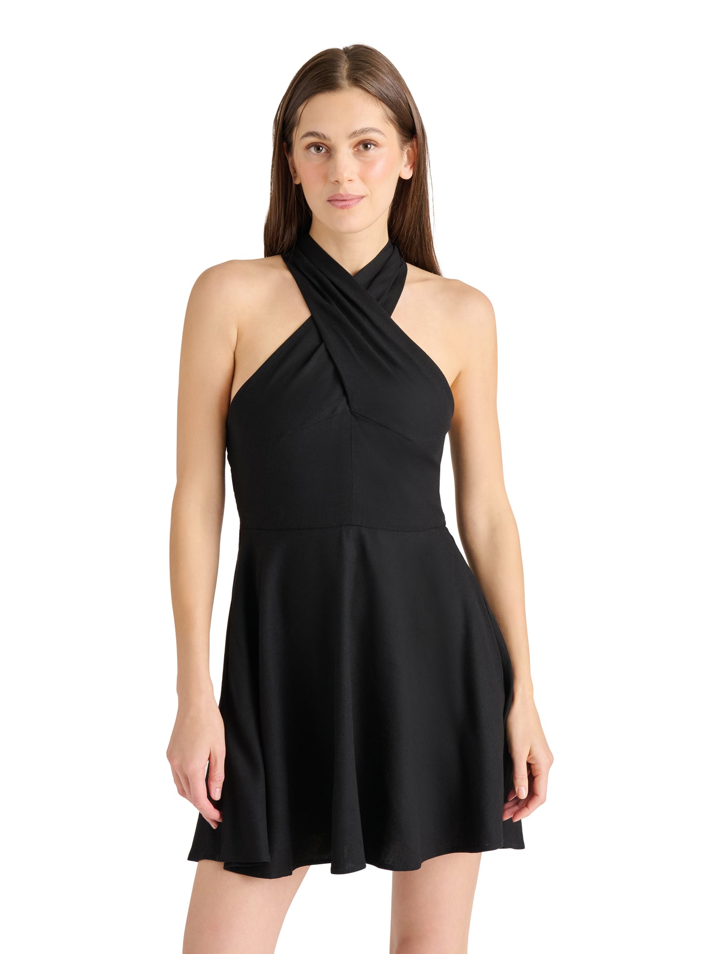 kosta dress linen halter