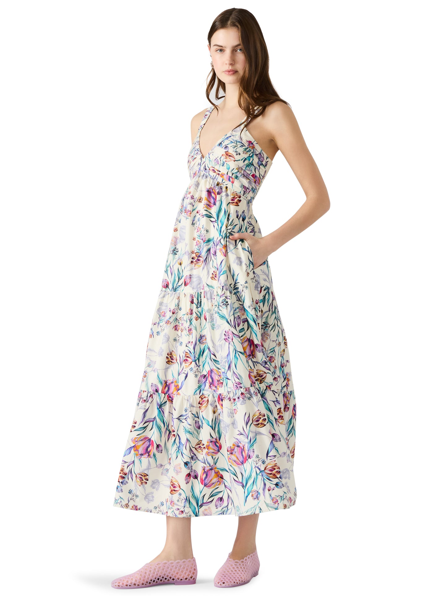 eliora dress antique floral
