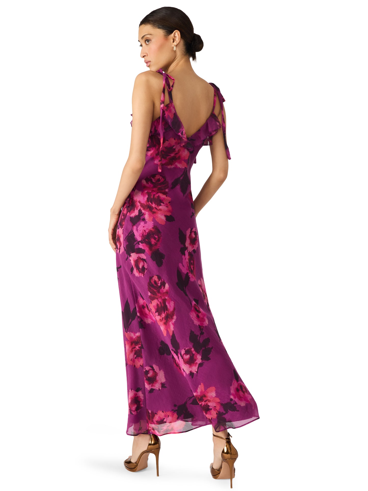 adalina rosette pink dress