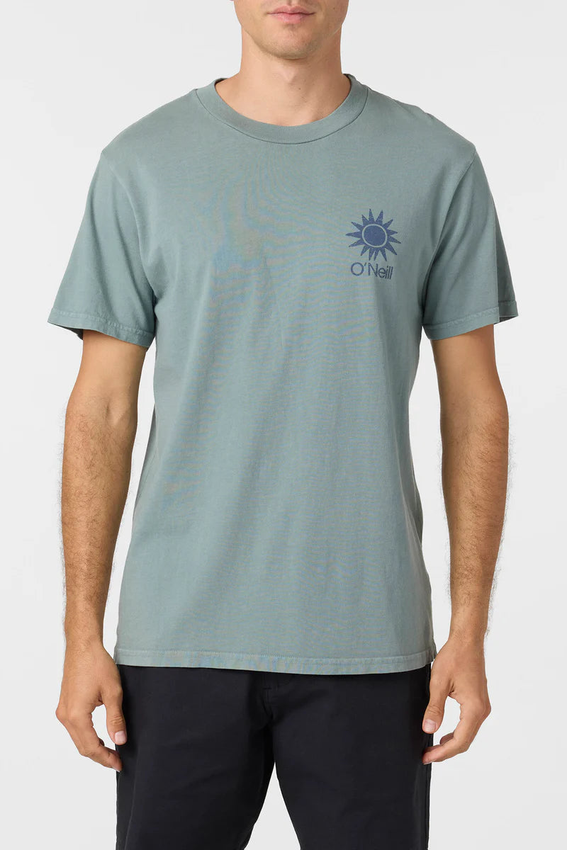 og block print graphic tee stormy sea