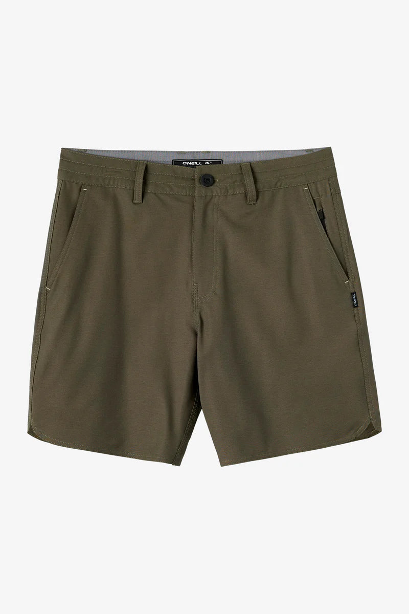 utility scallop hybrid short army green