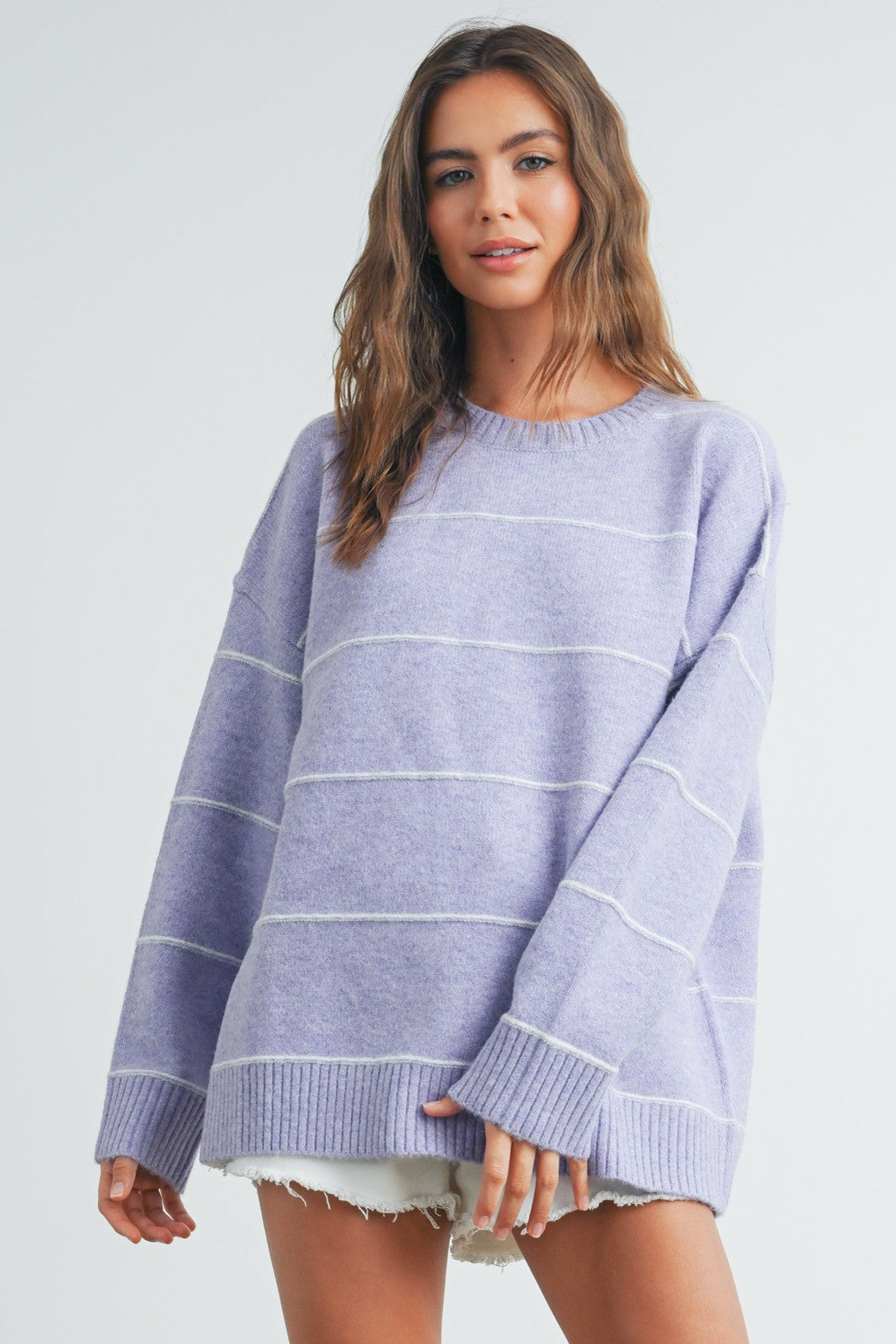 the boyfriend stripe sweater