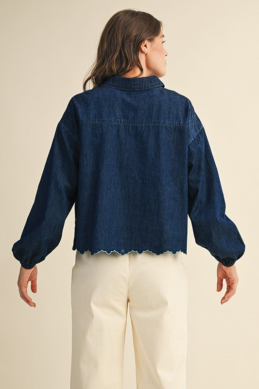 becca embroidered blouse