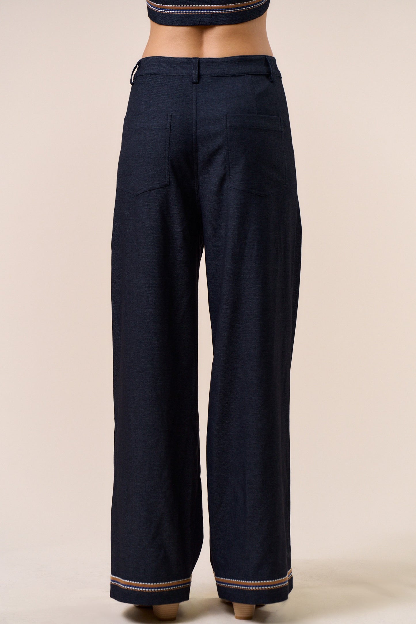 luna embroidered pants