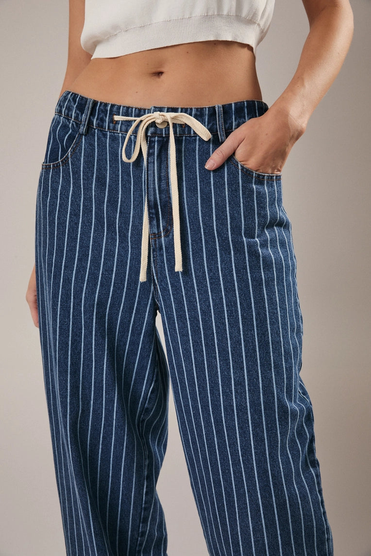 maura stripe denim