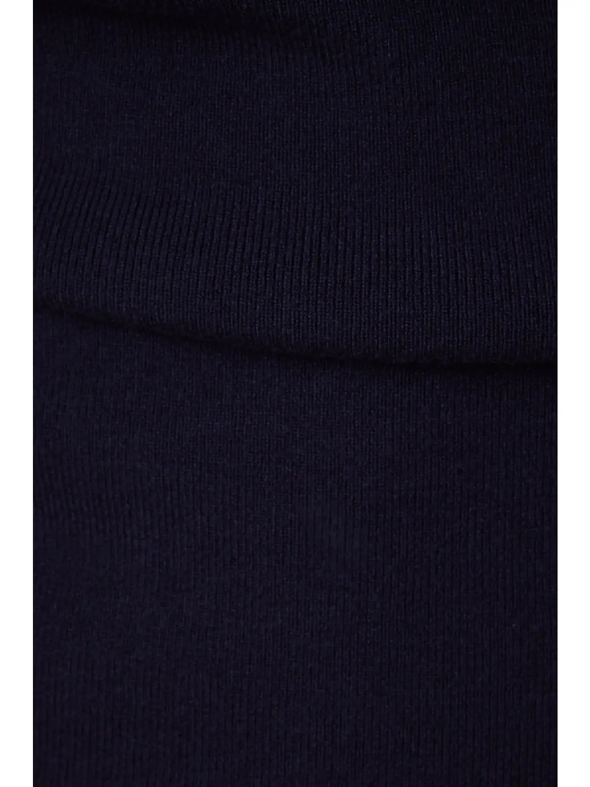 faith asymmetrical knit blouse navy