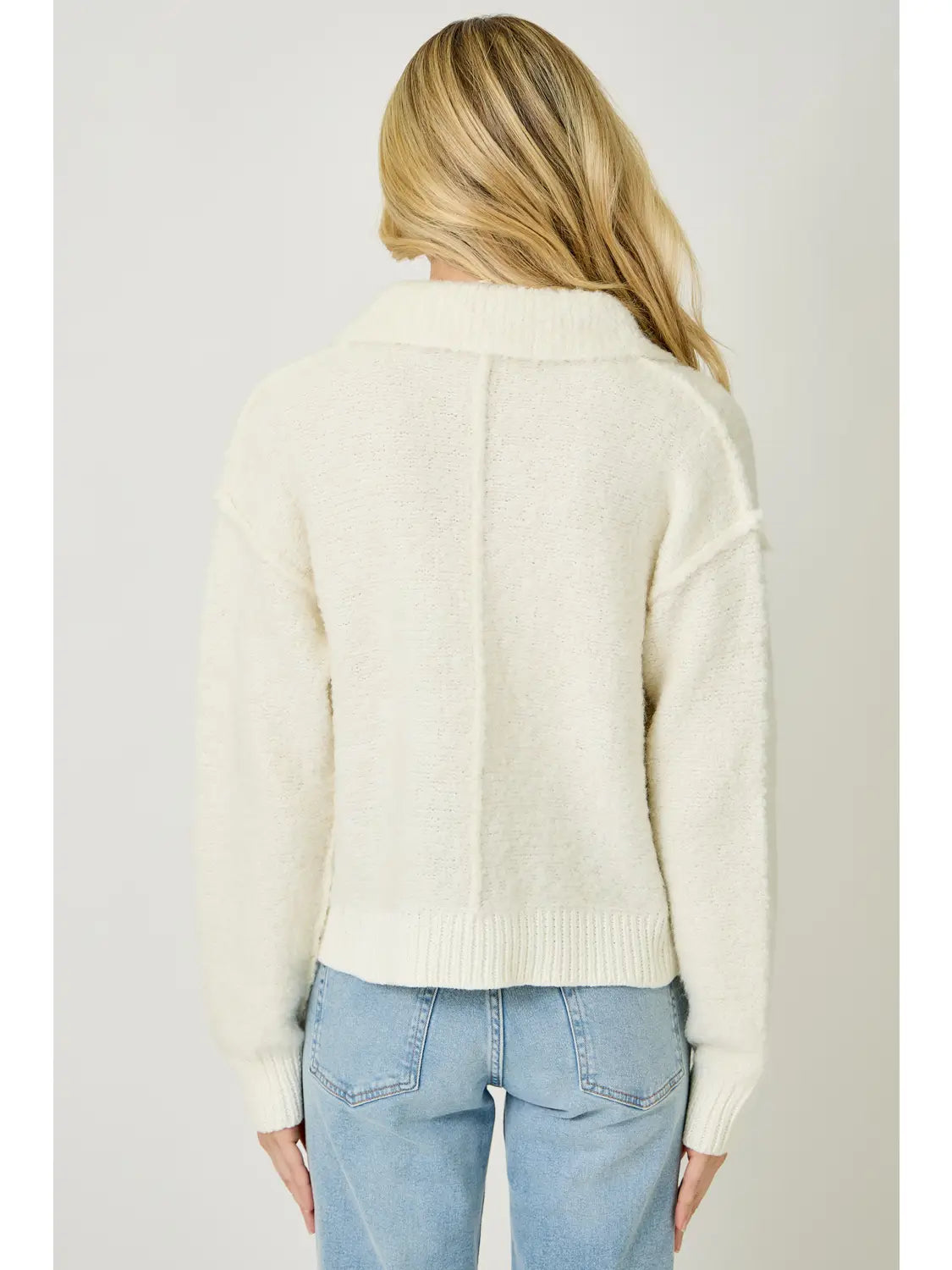 liz zip up knit jacket