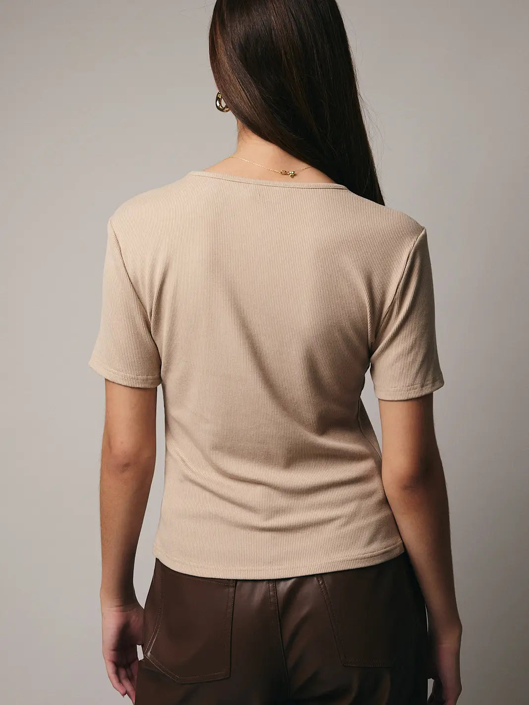 beaded espresso martini tee