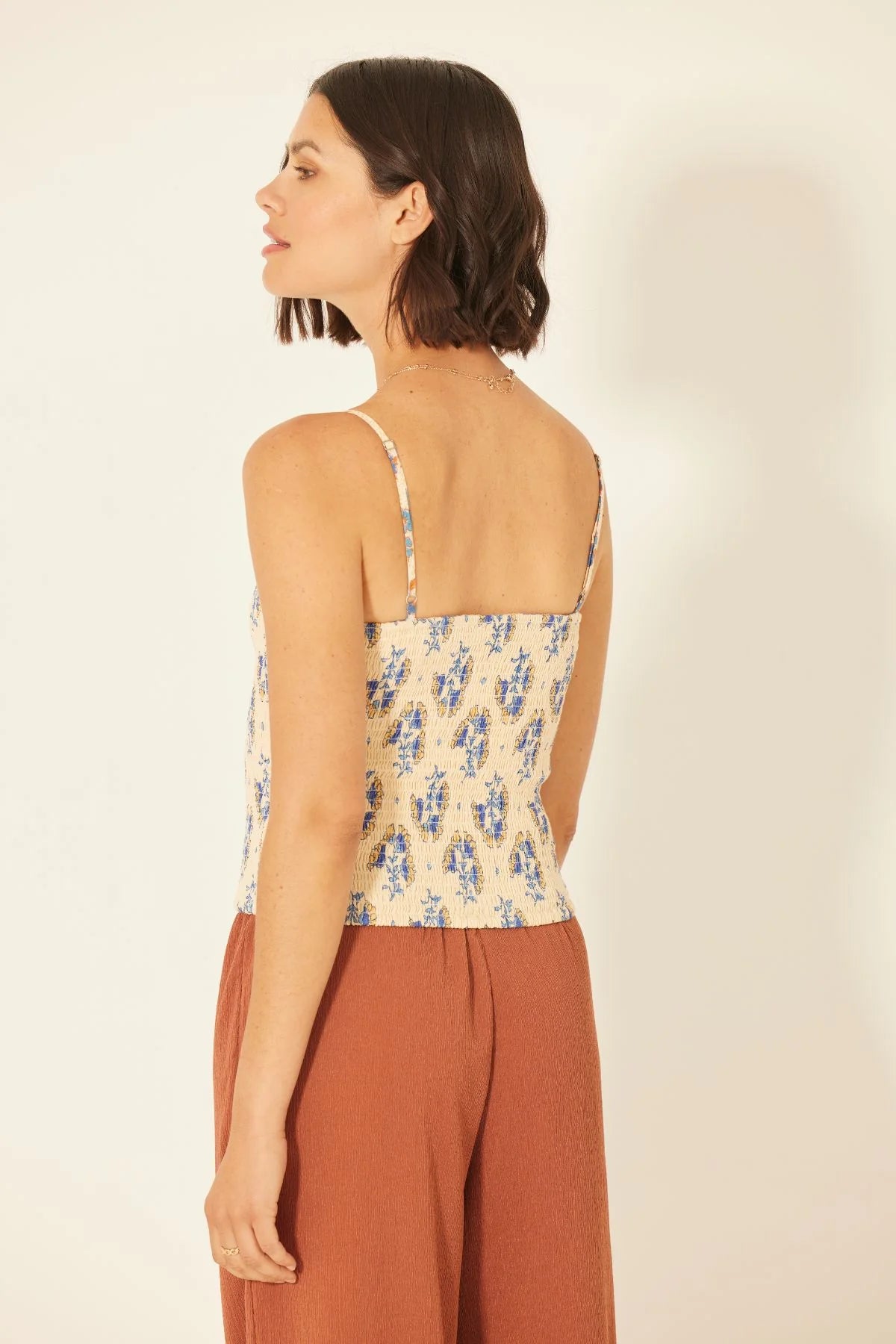 erika beacon blue top