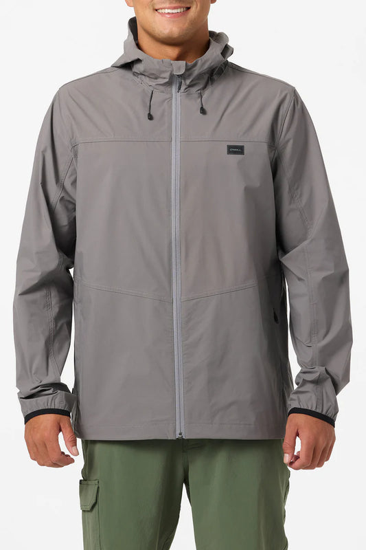 trvlr stretch windbreaker gray