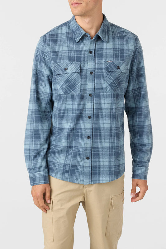 sutton knit plaid citadel