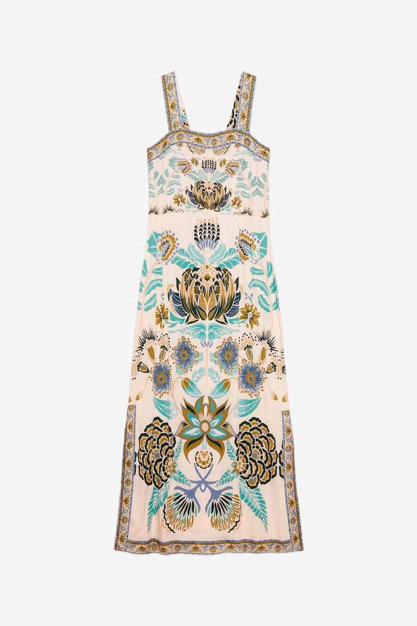 GF palcha blue/green printed dress