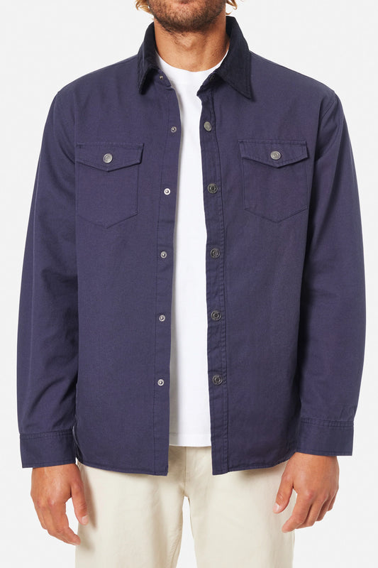 cambell canvas jacket navy