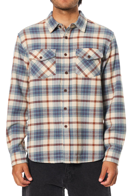 katin seirra flannel dusty blue