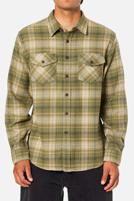 sierra flannel moss green