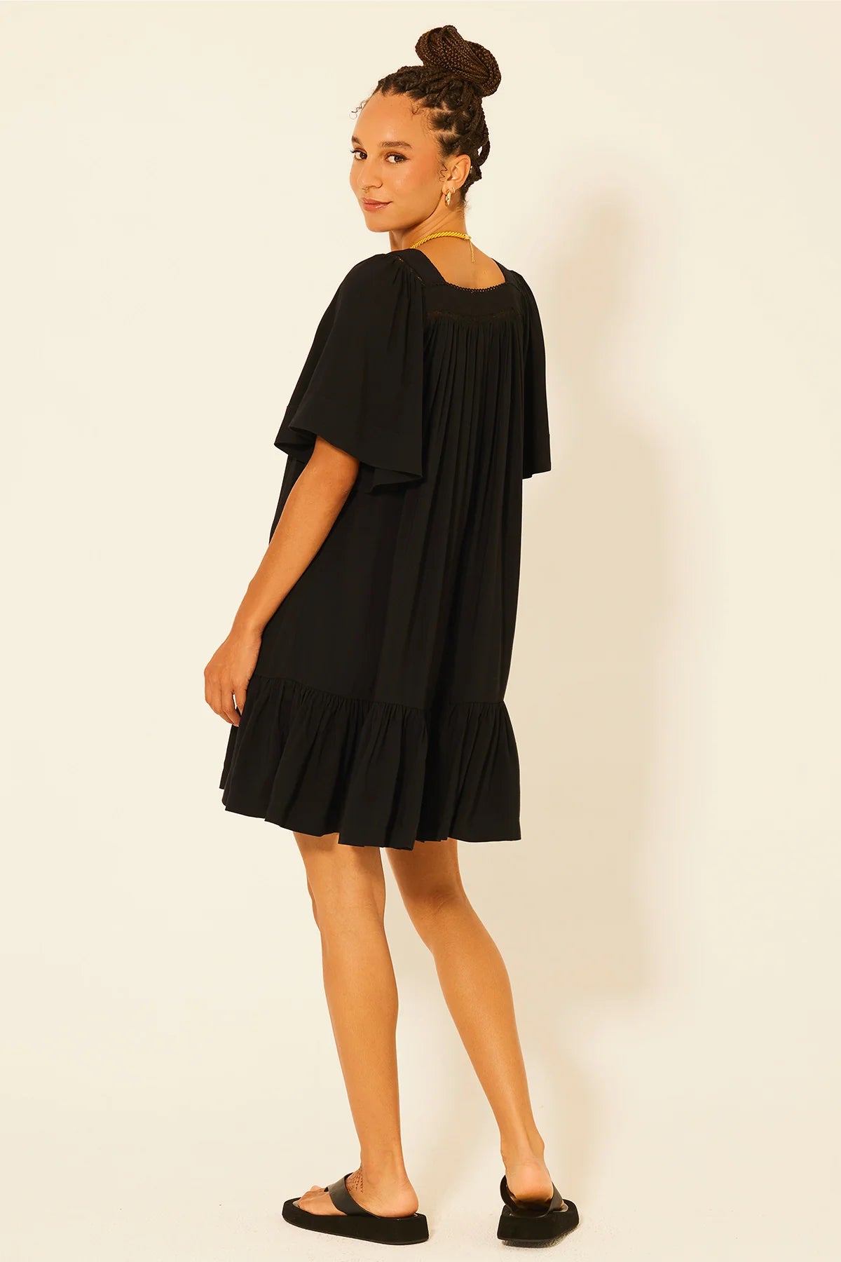 bila mosaic dress black