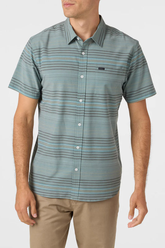 ONEILL trvlr upf traverse stripe grn