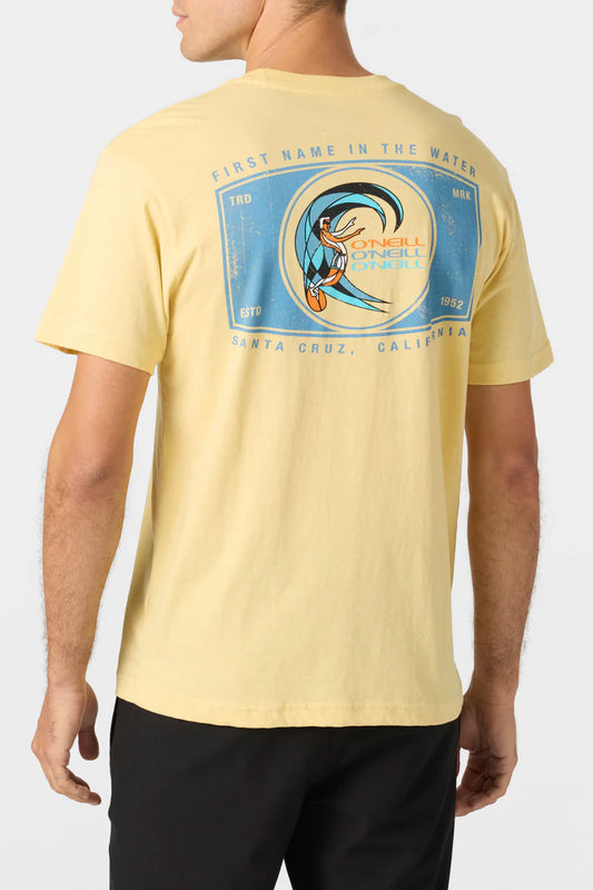 oneill forver tee yellow