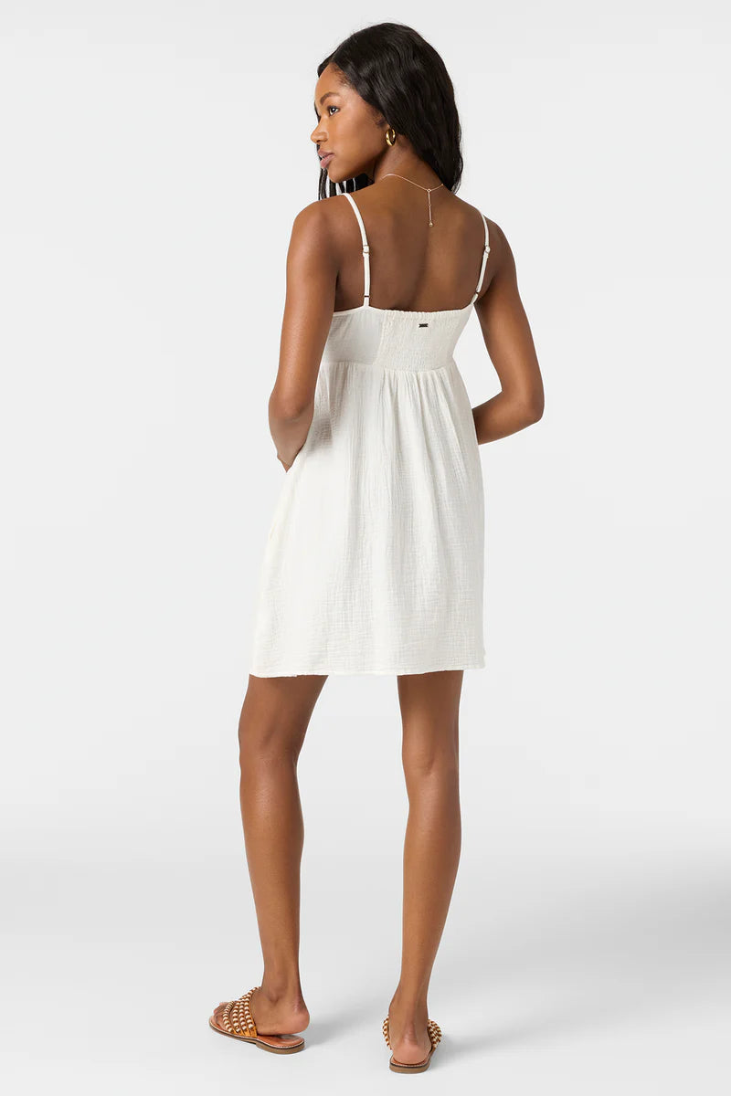 natayla white gauze sun dress