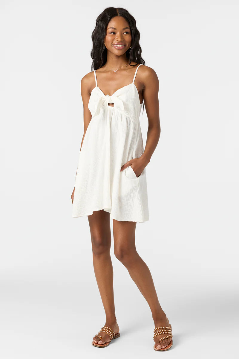 natayla white gauze sun dress
