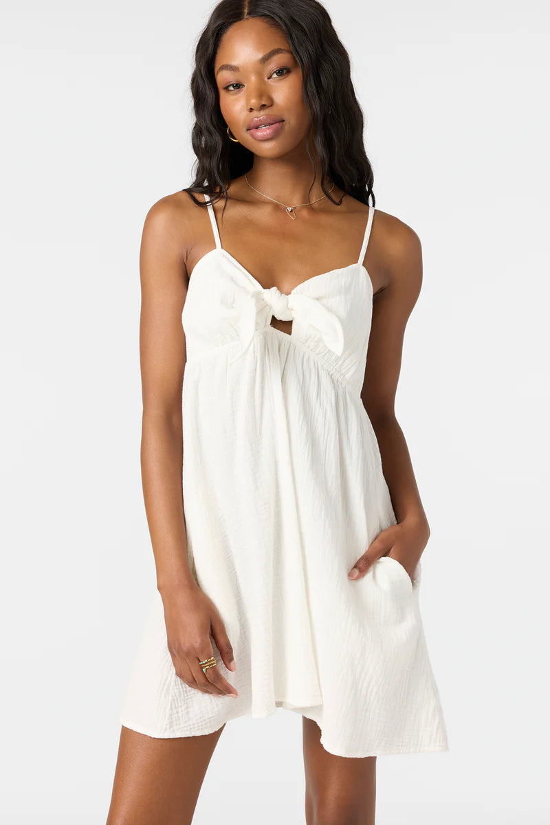natayla white gauze sun dress