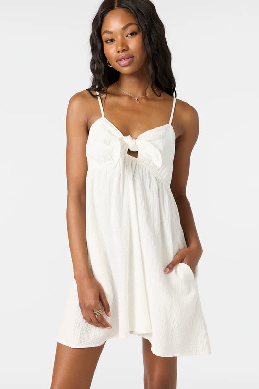 natayla white gauze sun dress