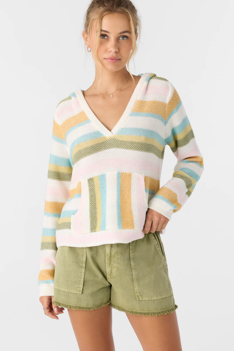 catamaran pastel knit hoodie