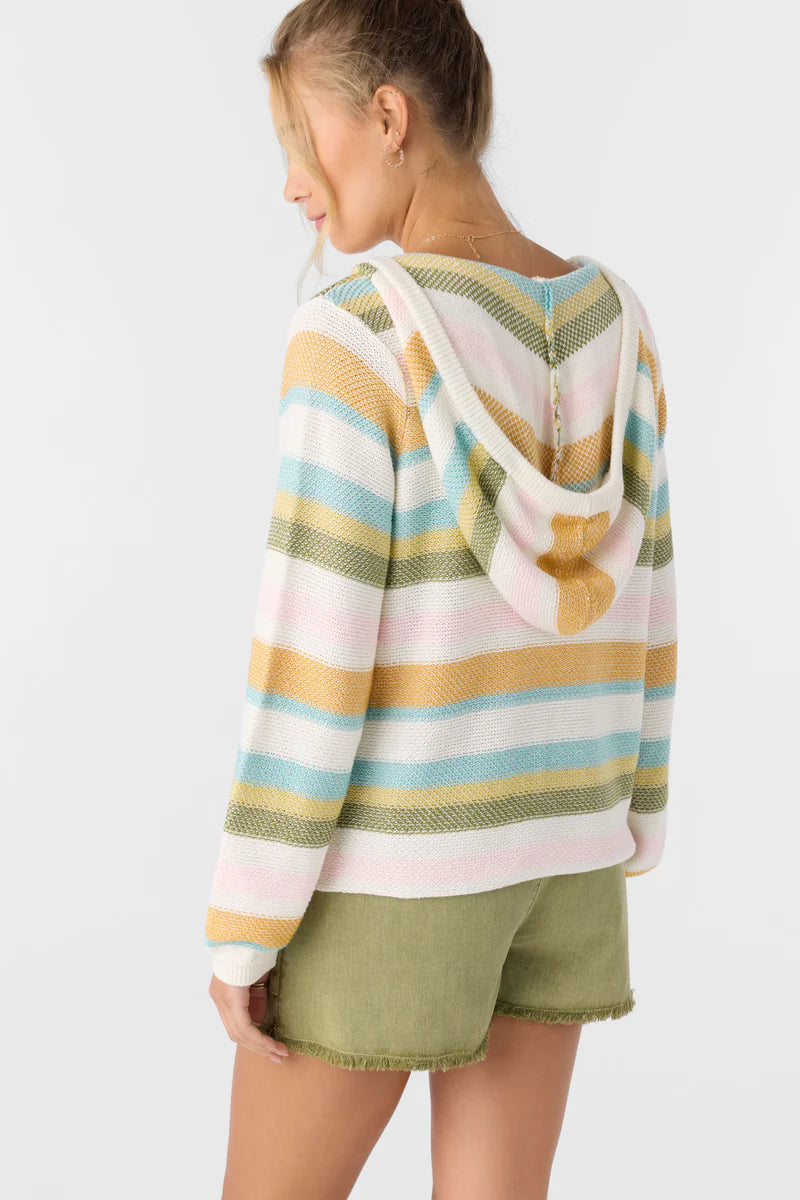 catamaran pastel knit hoodie