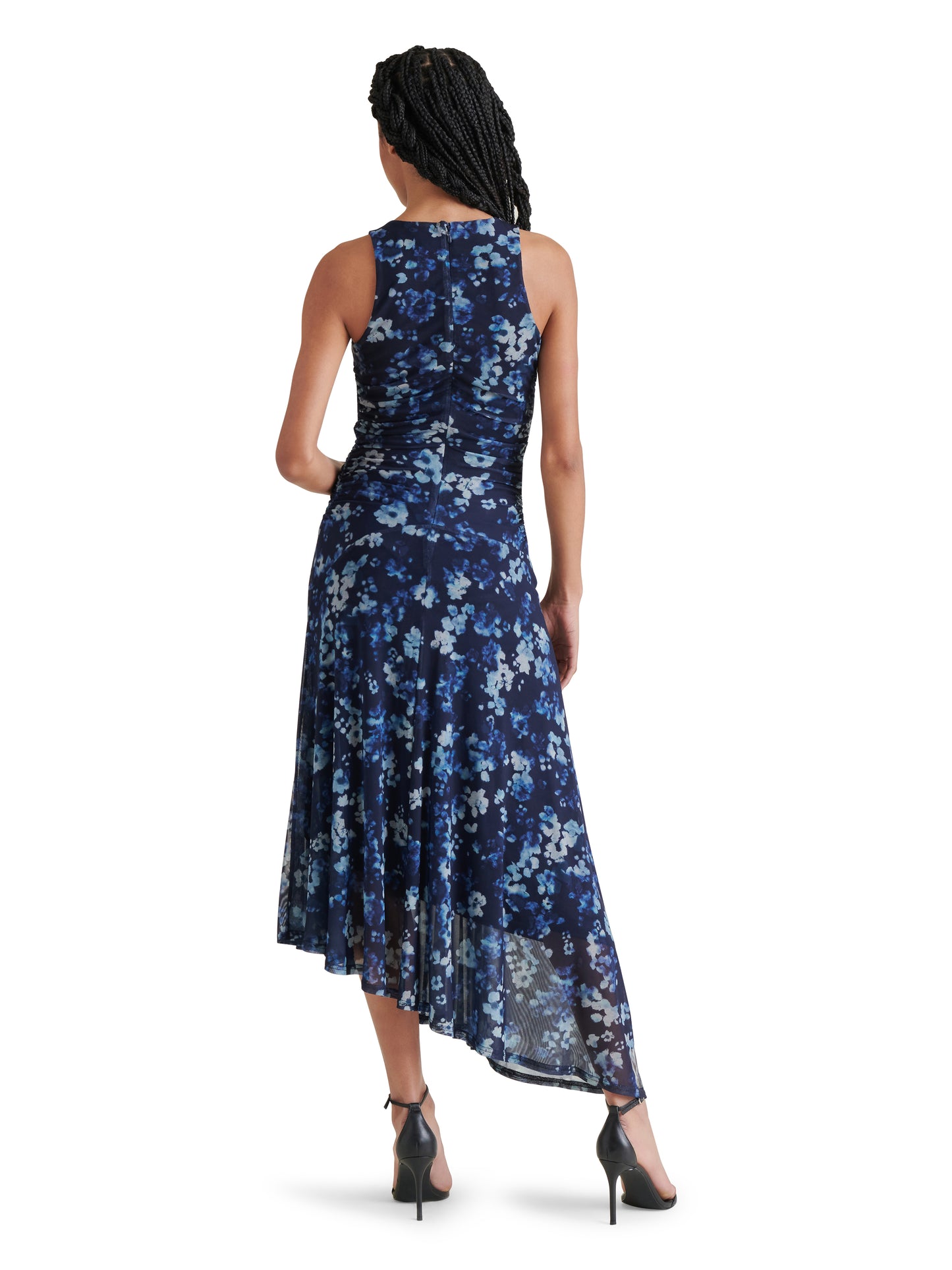 laney dress indigo floral