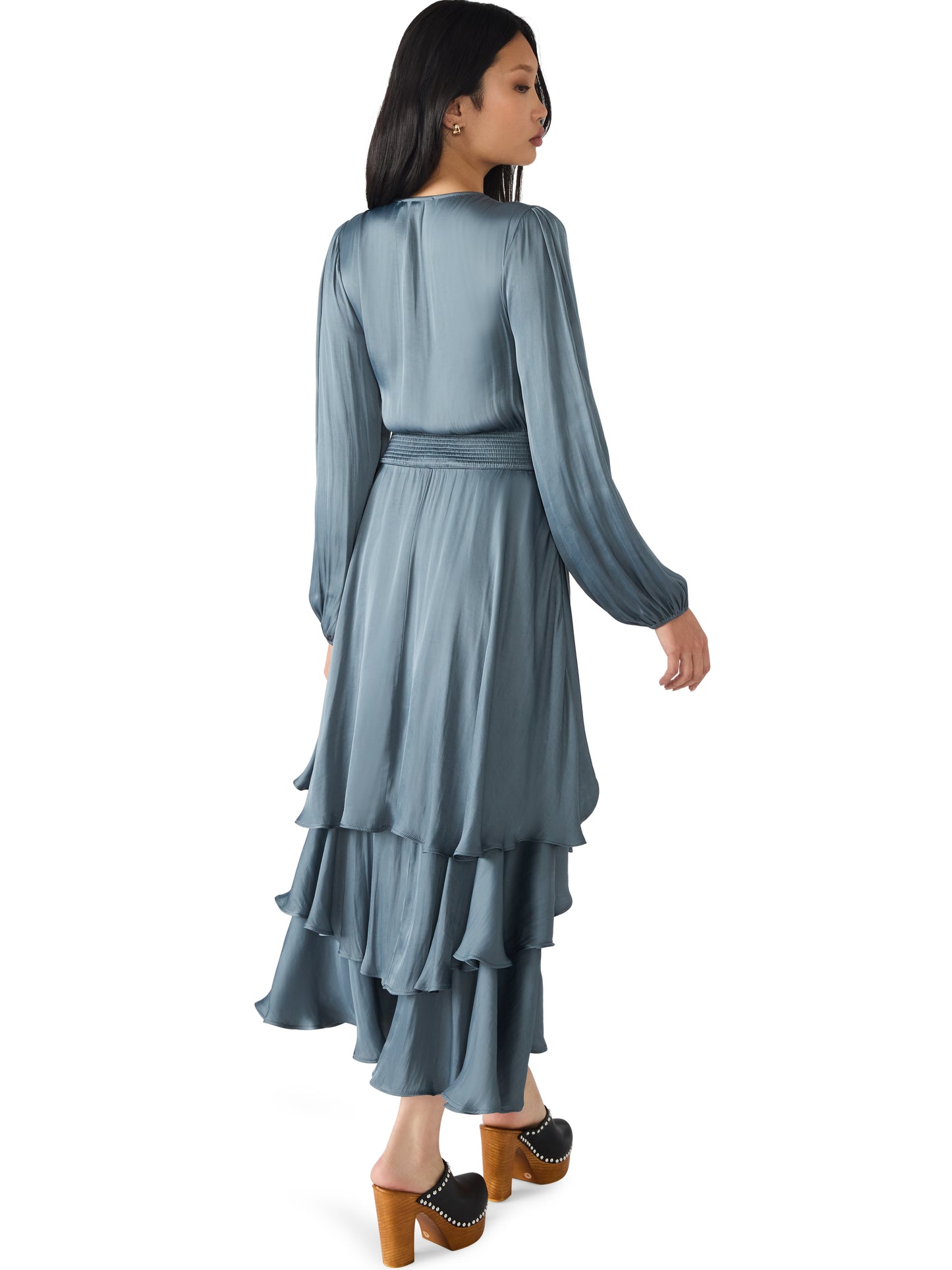 bei cloud gray dress