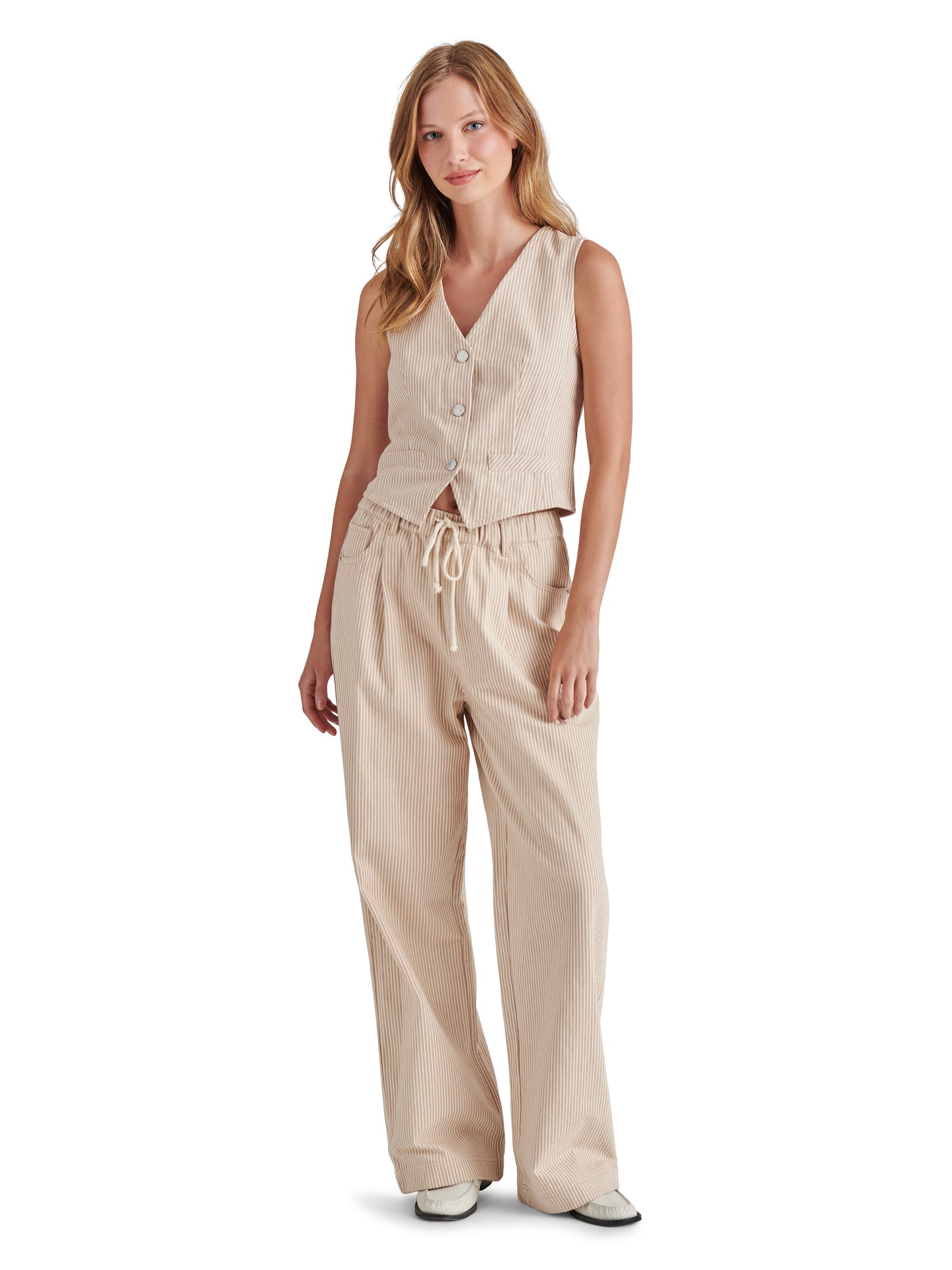 minorca pant khaki stripe