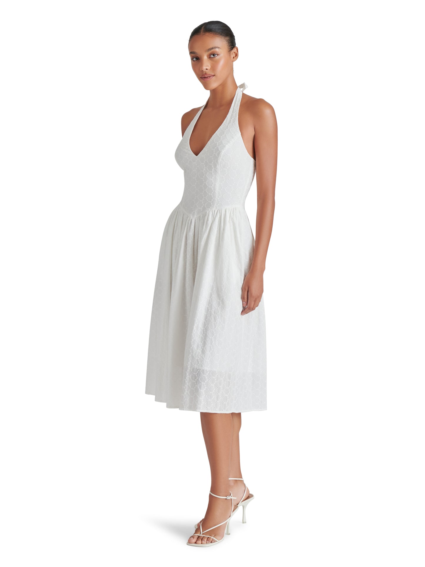 ressi eyelette white dress