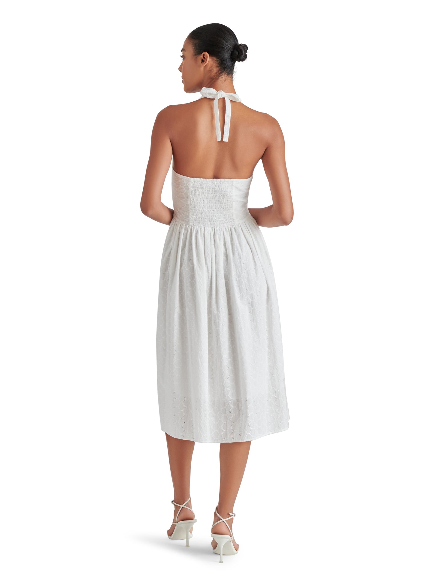 ressi eyelette white dress