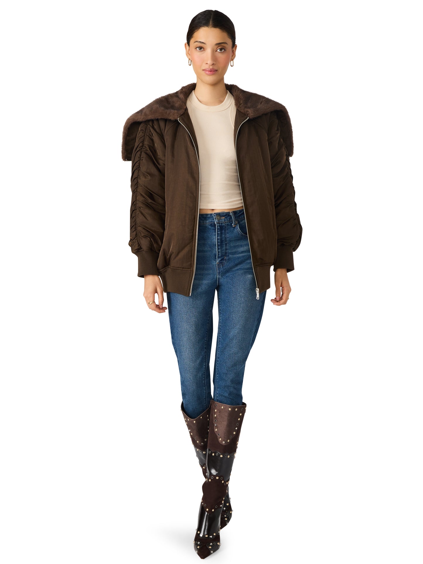 dionee jacket dark espresso