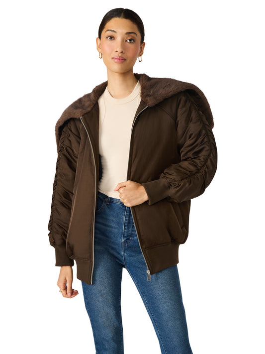 dionee jacket dark espresso