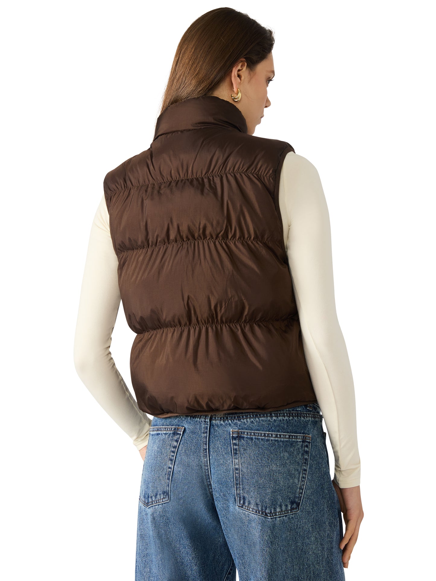 brady reversible fur vest